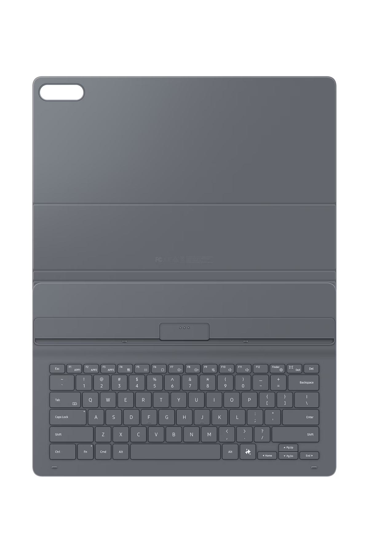 Samsung Galaxy Tab S11 Ultra İnce Klavyeli Kılıf - Siyah