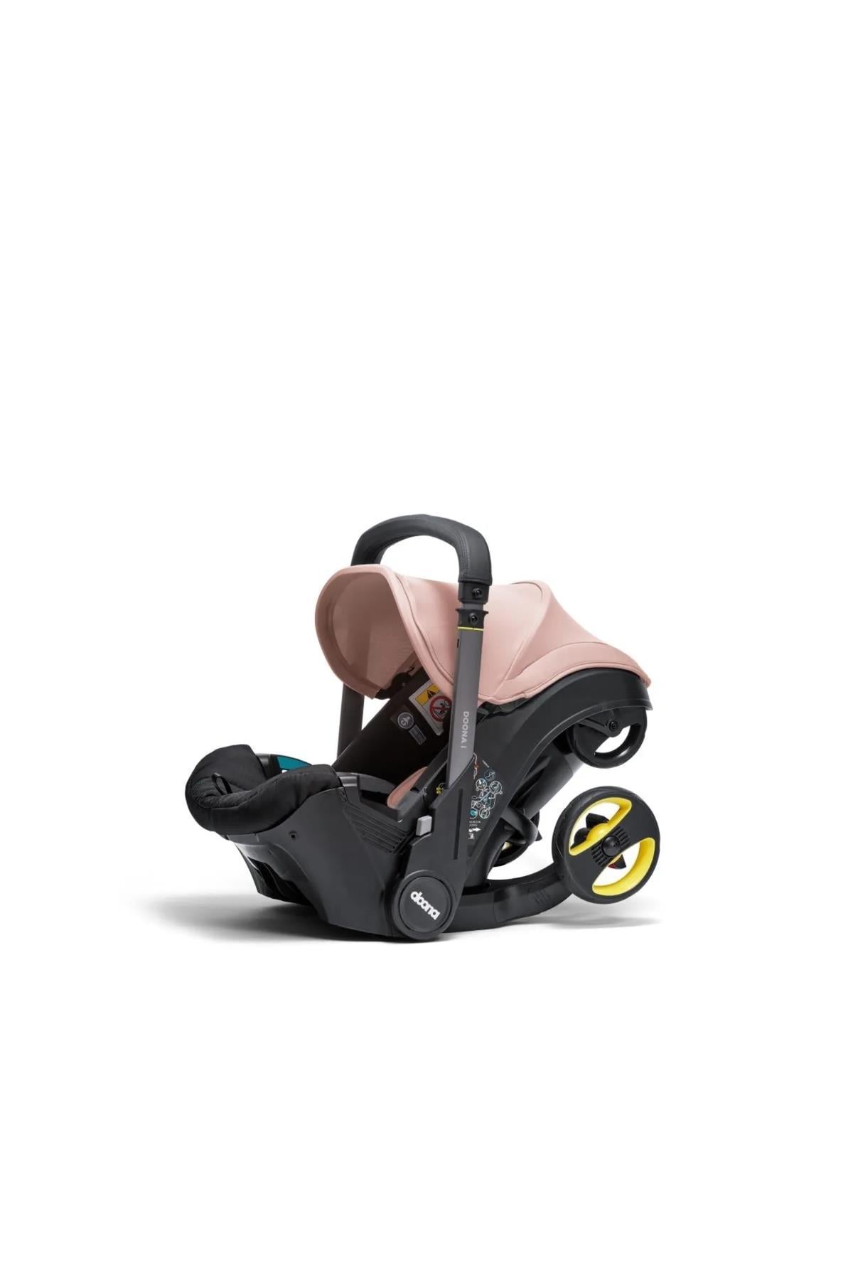Doona i Bebek Arabasına Dönüşen Tekerlekli Gr 0 i-Size Ana Kucağı Oto Koltuğu - Blush Pink