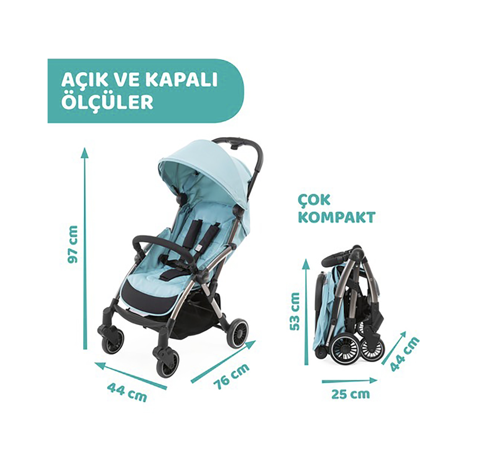 Chicco Cheerio Hydra Kabin Tipi Bebek Arabası