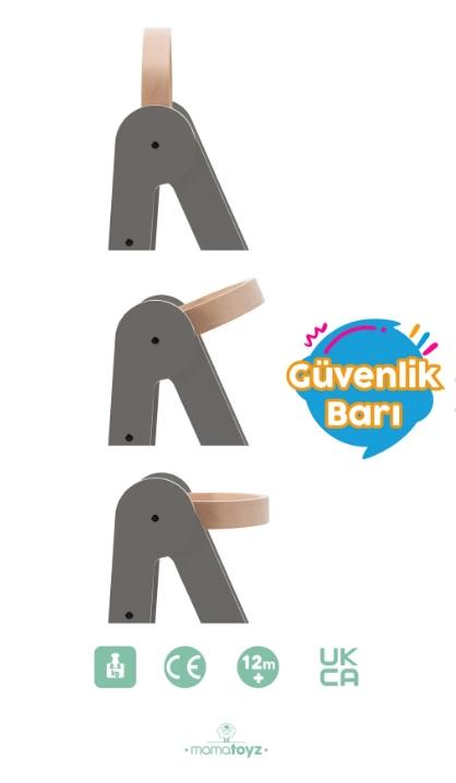 Mamatoyz Fold Öğrenme Kulesi – Gri