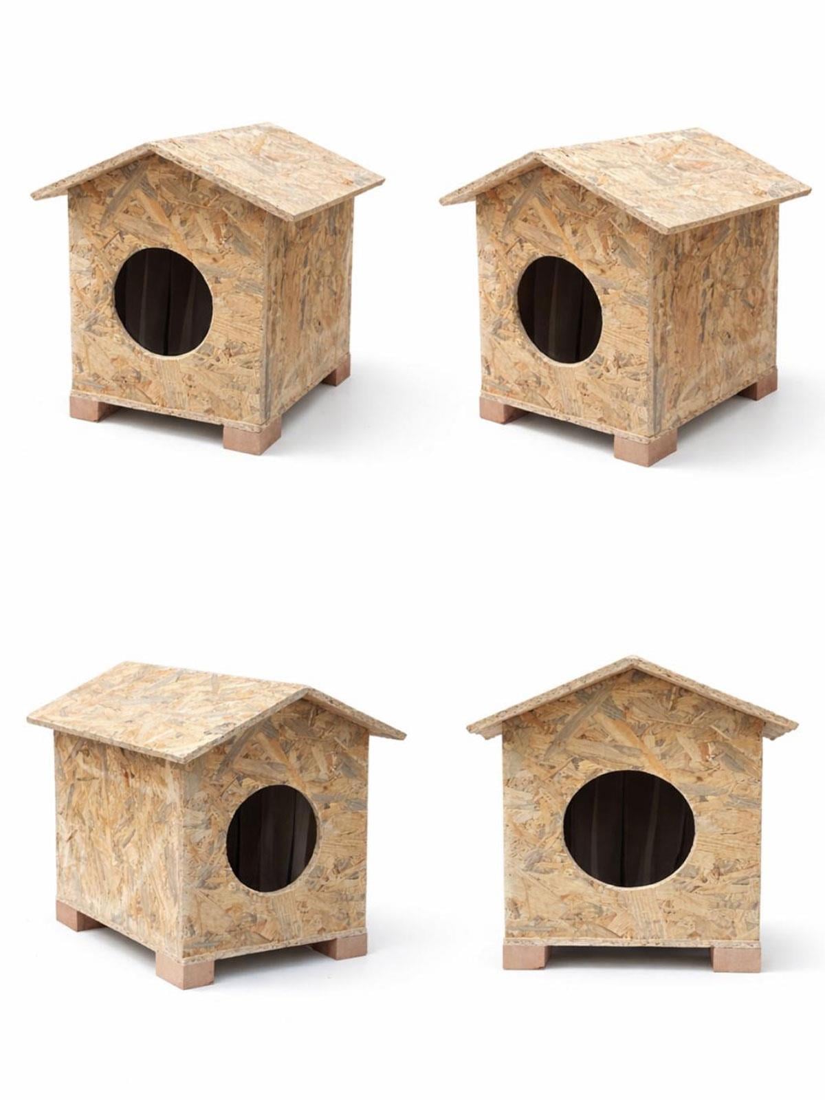Reyo Kedi Yuvası Yağmura Ve Soğuğa Dayanıklı Osb Kedi Evi (DENİZ TUTKALLI) Monteli Teslimat Cat30