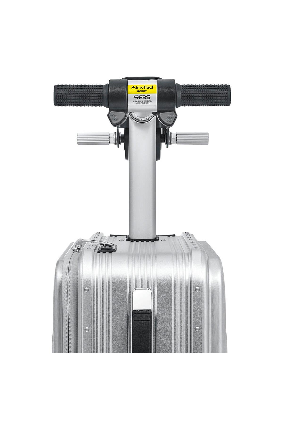 AirWheel SE3S Elektrikli Binilebilir Scooter Valiz Gri