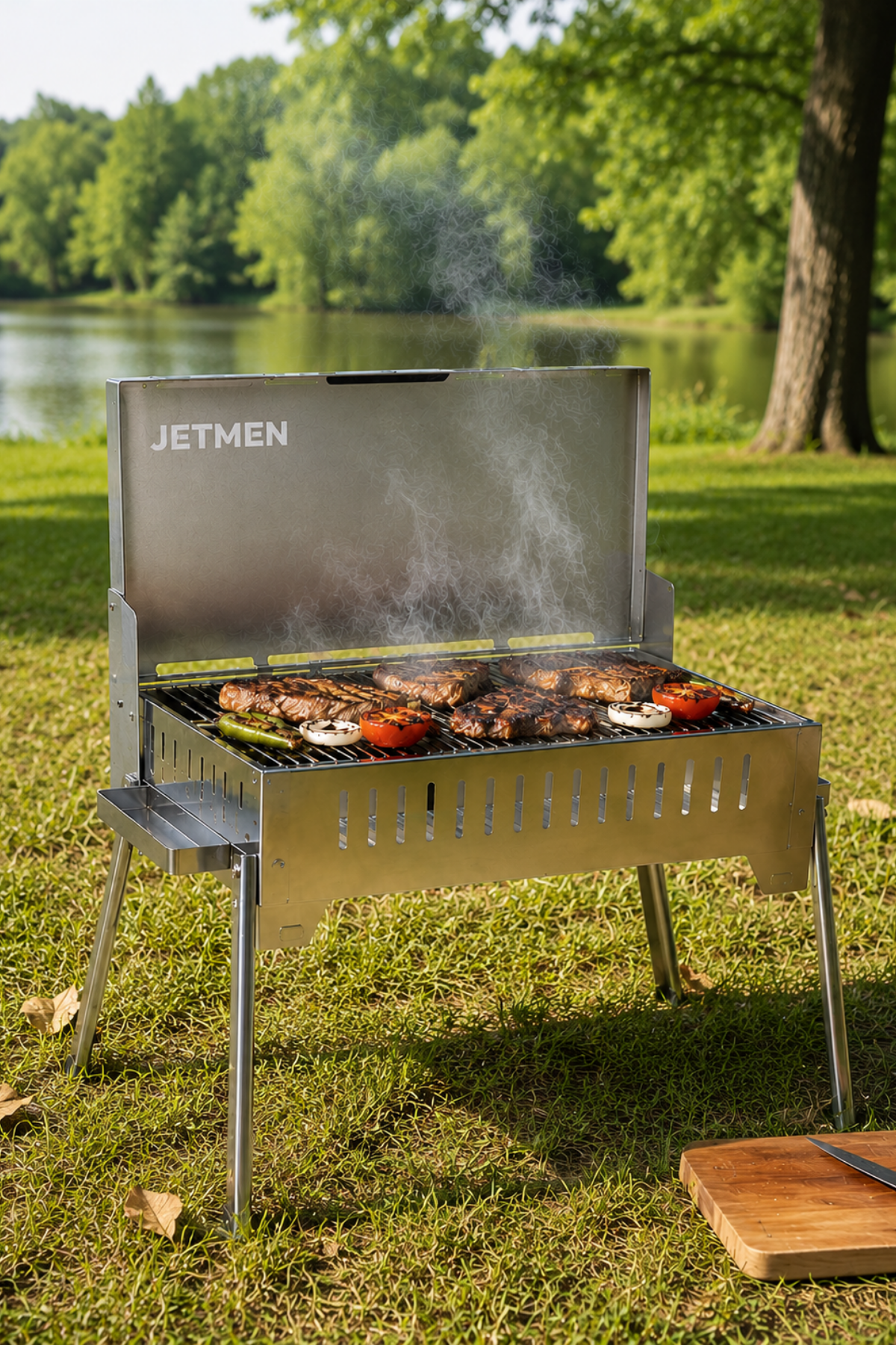 Jetmen Quick Grill Inox Katlanır Mangal