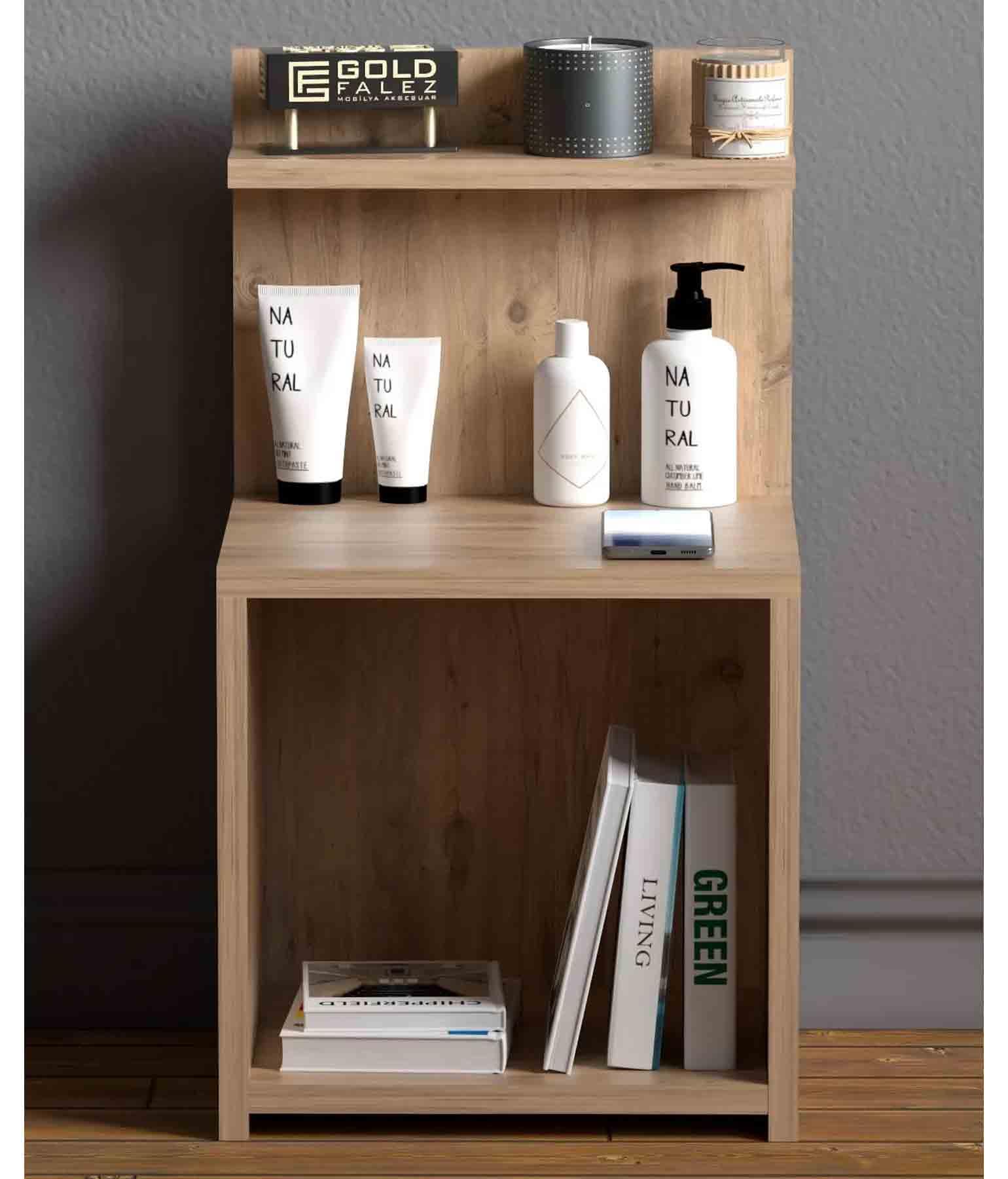 Reyo Komodin Salon Ofis Dolabı Ceviz