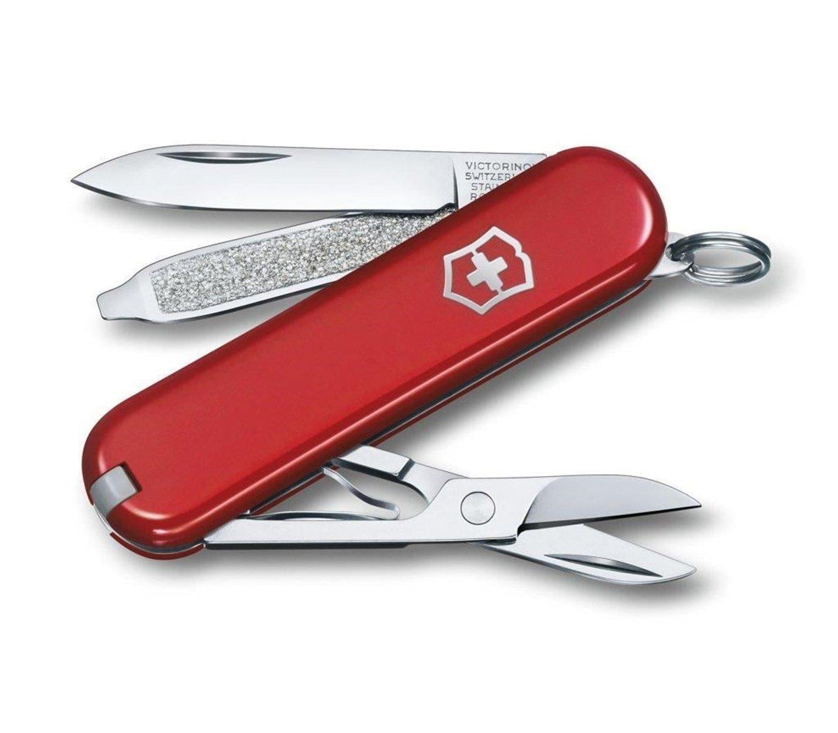 Victorinox VT 0.6223.B1 Blisterli 7 Fonksiyon İsviçre Çakısı (Kırmızı)