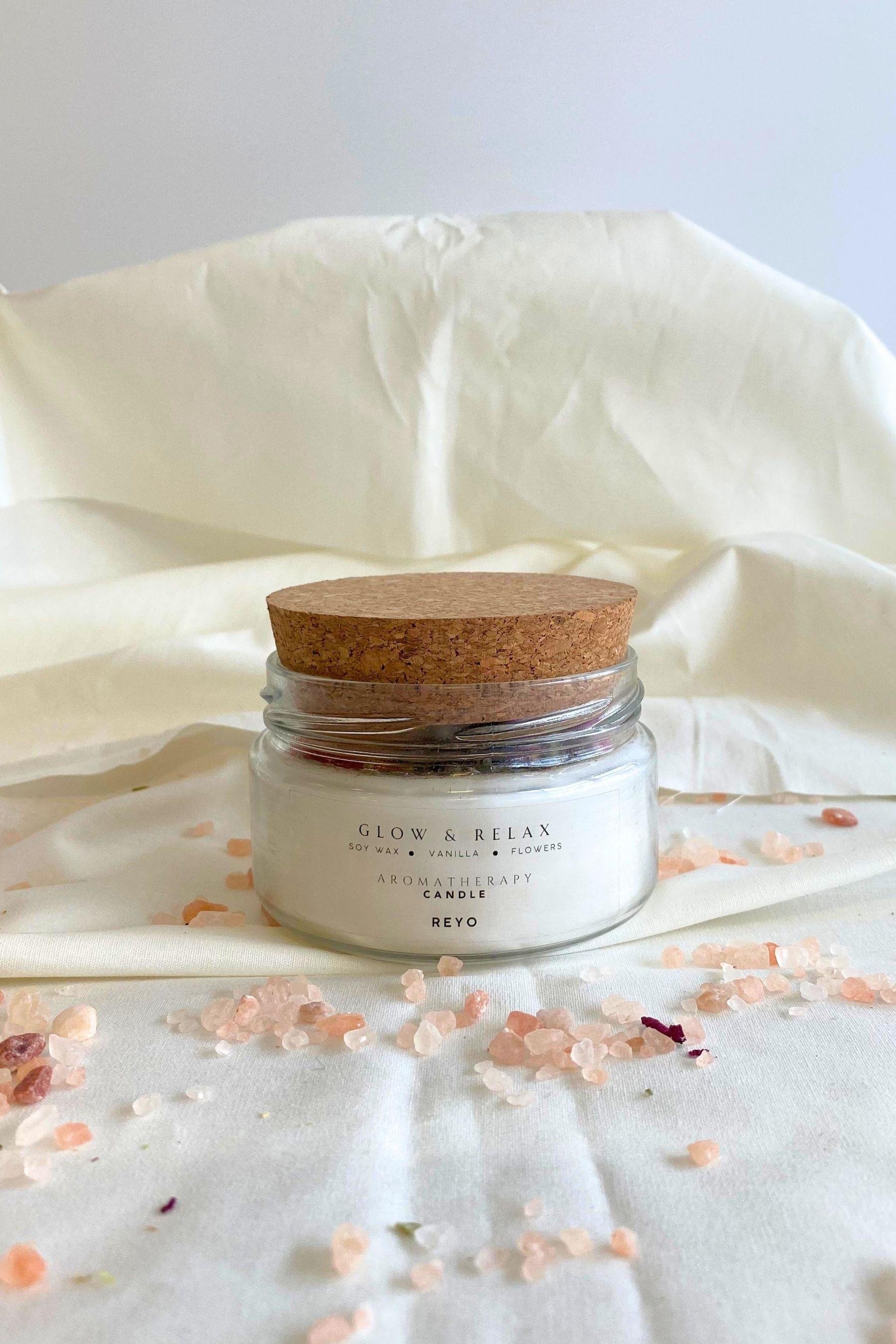 Reyo Enerji Ritüeli Mum Vanilya Oryantal ve Baharat Notalı %100 Soya Wax Meditasyon Aromaterapi