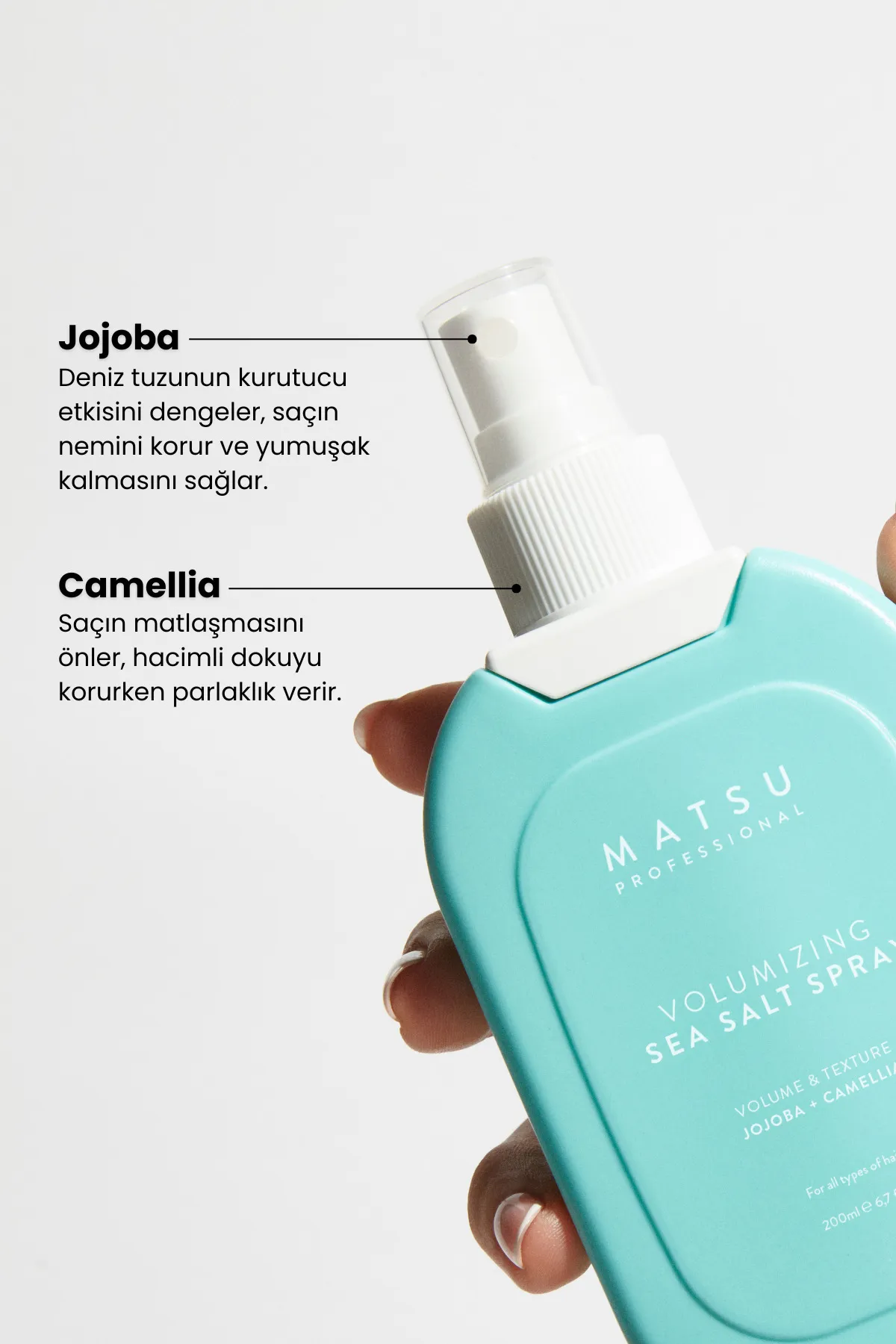 Matsu Volumizing Sea Salt Deniz Tuzu Etkili Hacim Spreyi 200ml