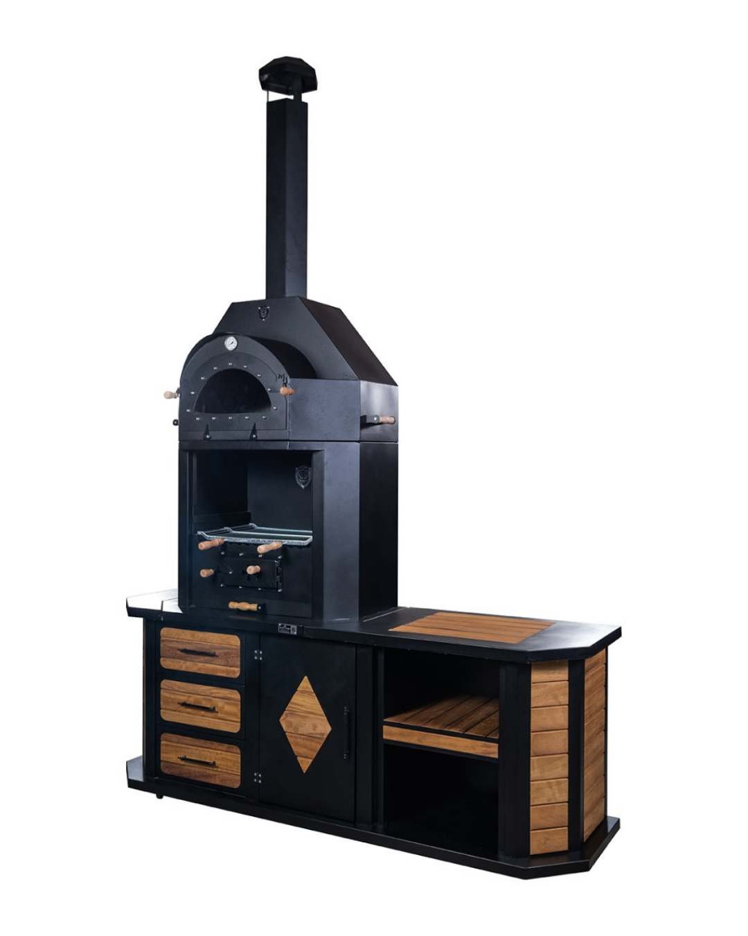 ZS Hermanos Avangarde 220 cm Fırınlı Barbekü