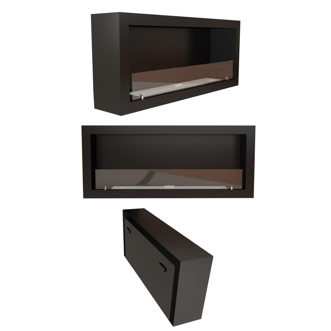 Korflame Asma 80 Cm Bioetanol Bacasız Şömine