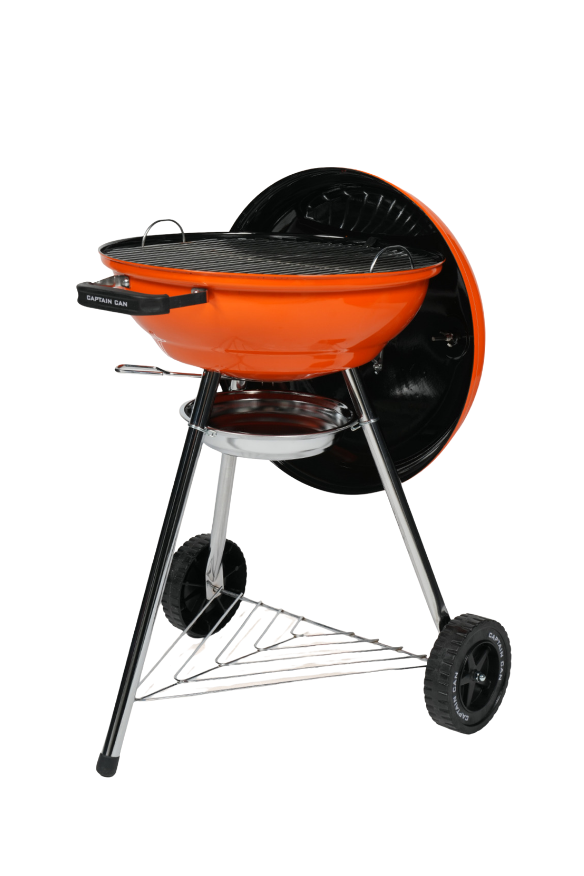 Captain Can Grill Set&Go 47 Kömürlü Mangal & Barbekü - Turuncu