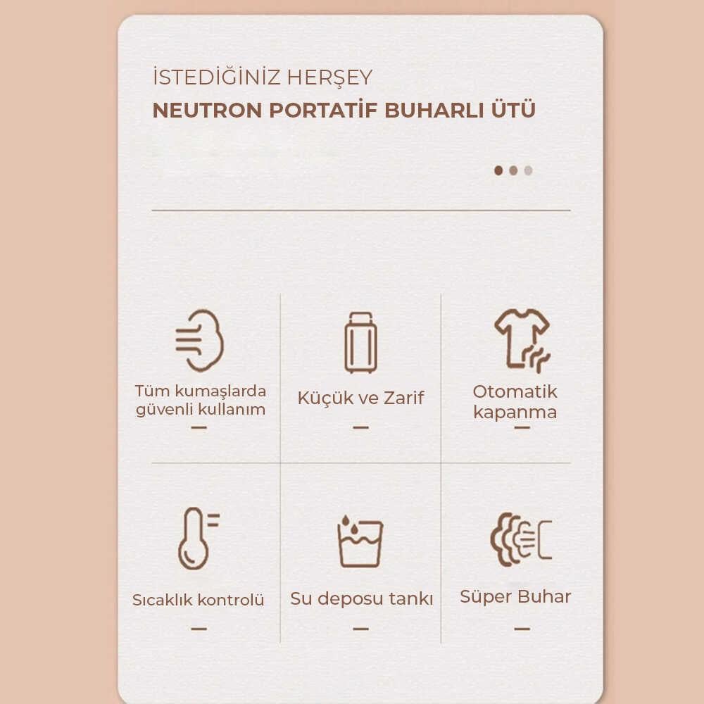 Neutron Portatif Buharlı Ütü