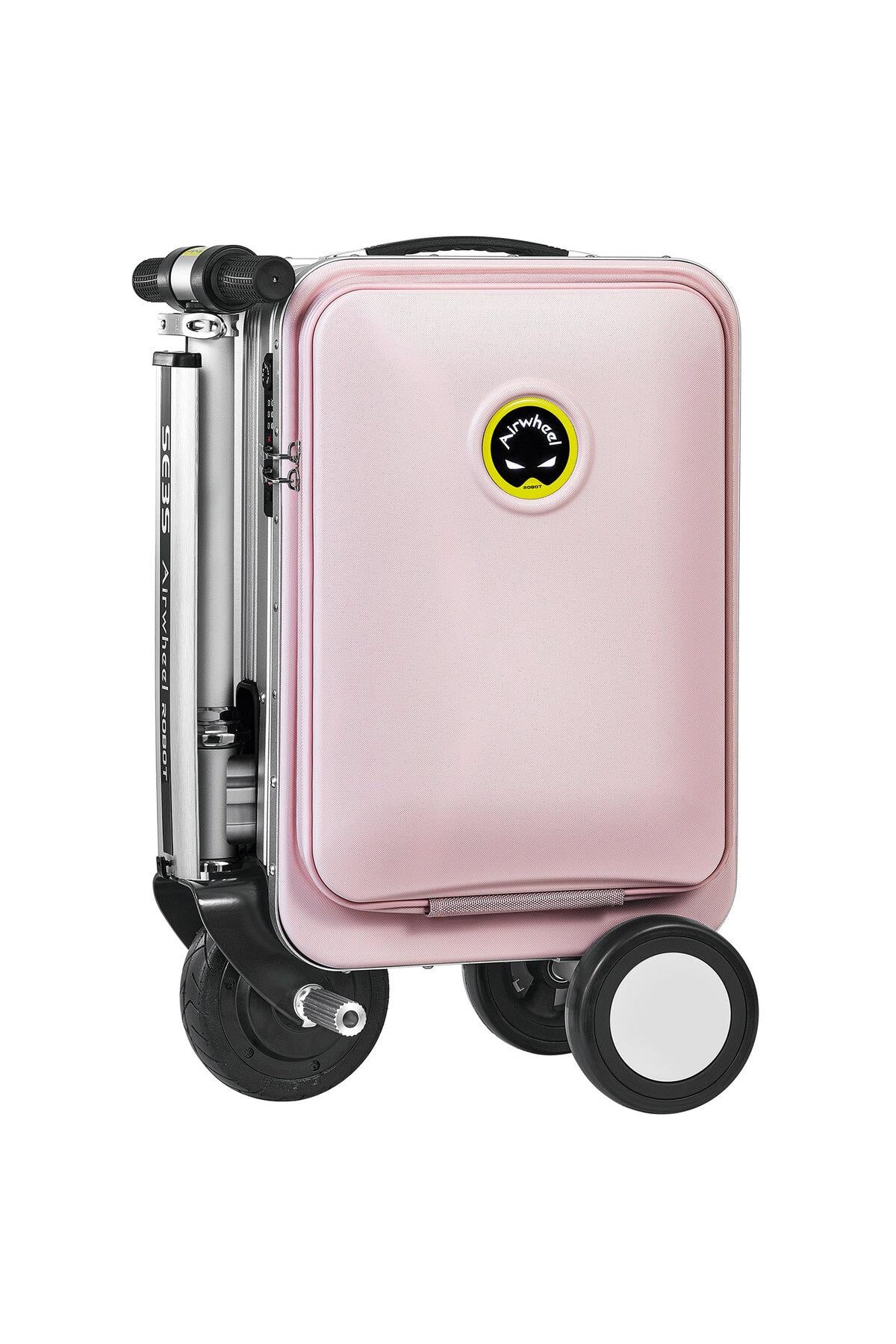 AirWheel SE3S Elektrikli Binilebilir Scooter Valiz Pembe