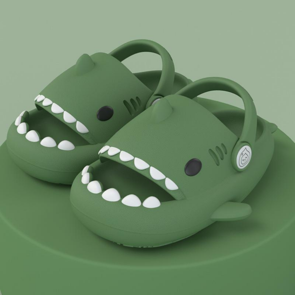 Hipnotico Çocuk Shark Slides Köpekbalığı Terlik Sandalet