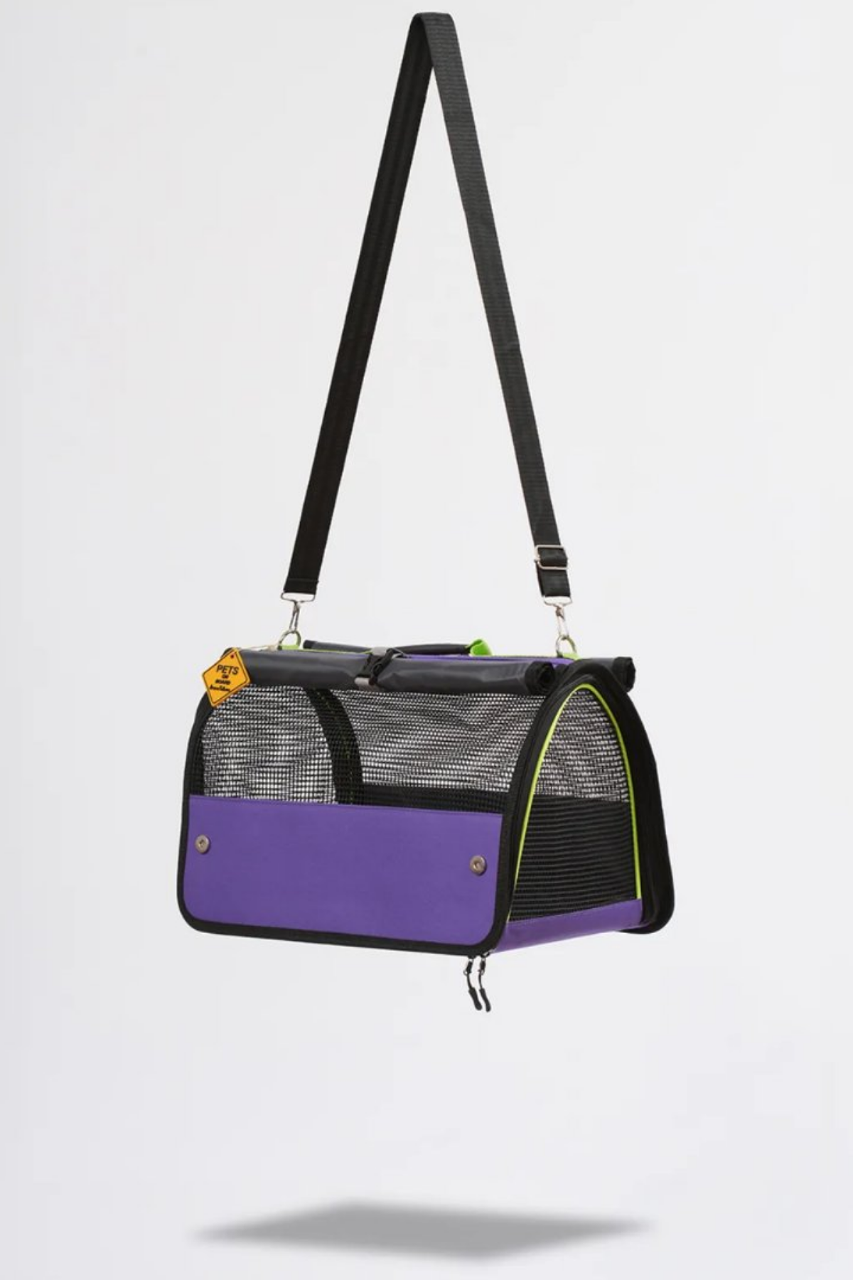 Reyo Brave Paws Flybag Plastik Yırtılmaz Fileli Kedi Ve Köpek Taşıma Çantası Seyahat Çantası Mor 45x25x26cm