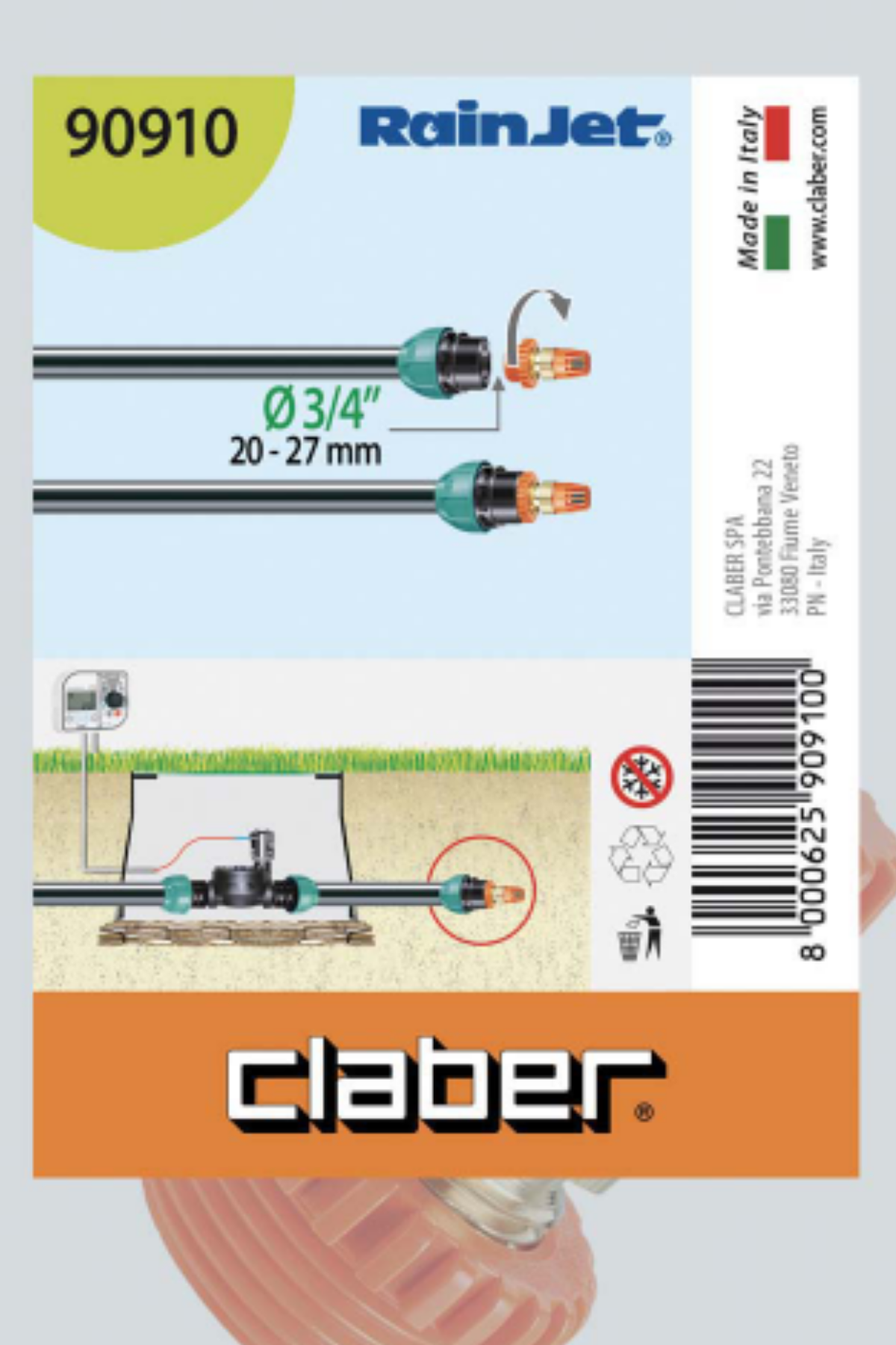 Claber 90910 Drenaj Valfi