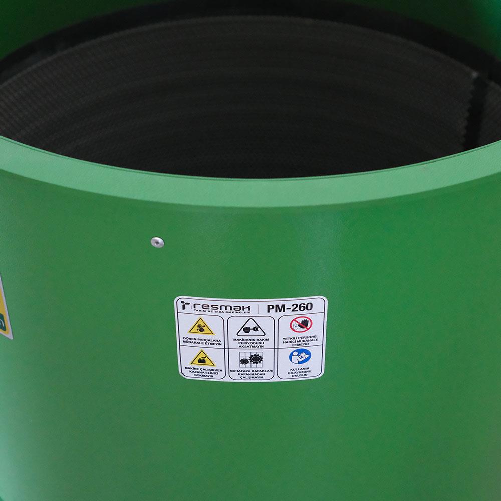 Resmak PM260 260 Litre 130 Kg Ceviz Soyma Makinesi