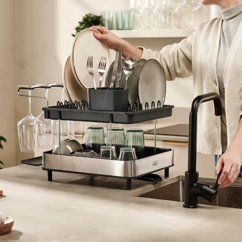 Joseph Joseph 851647 Excel İki Katlı Çelik Bulaşıklık