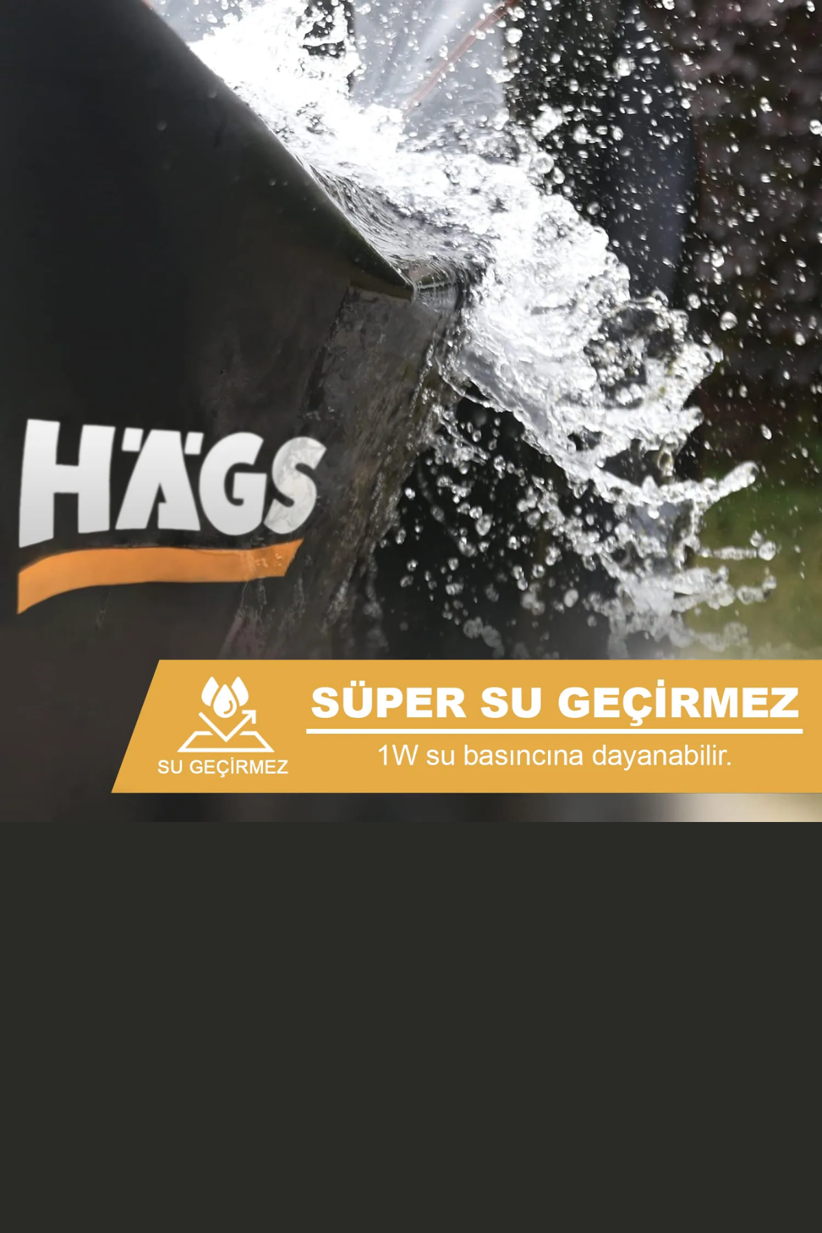 Haegs UTV Brandası, UTV Koruma Kılıfı, Örtüsü, Ağır Hizmet Tipi, Su Geçirmez, 4 Mevsim Koruma, Çift Sıra Koltuklu 4-6 Kişilik Plus UTV için (XL-420-175-190cm) Gri