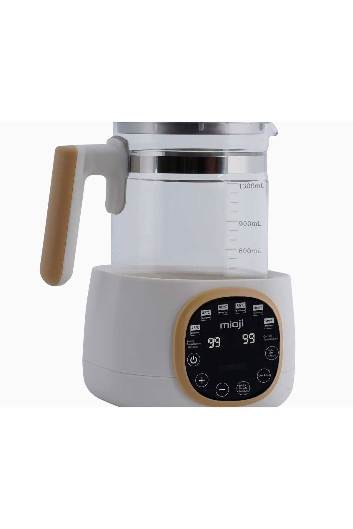 Mioji Mio K99 Çok Fonksiyonlu Isı Kontrolü Isı Sabitleme LED Ekranlı Elektrikli Mama Kettle