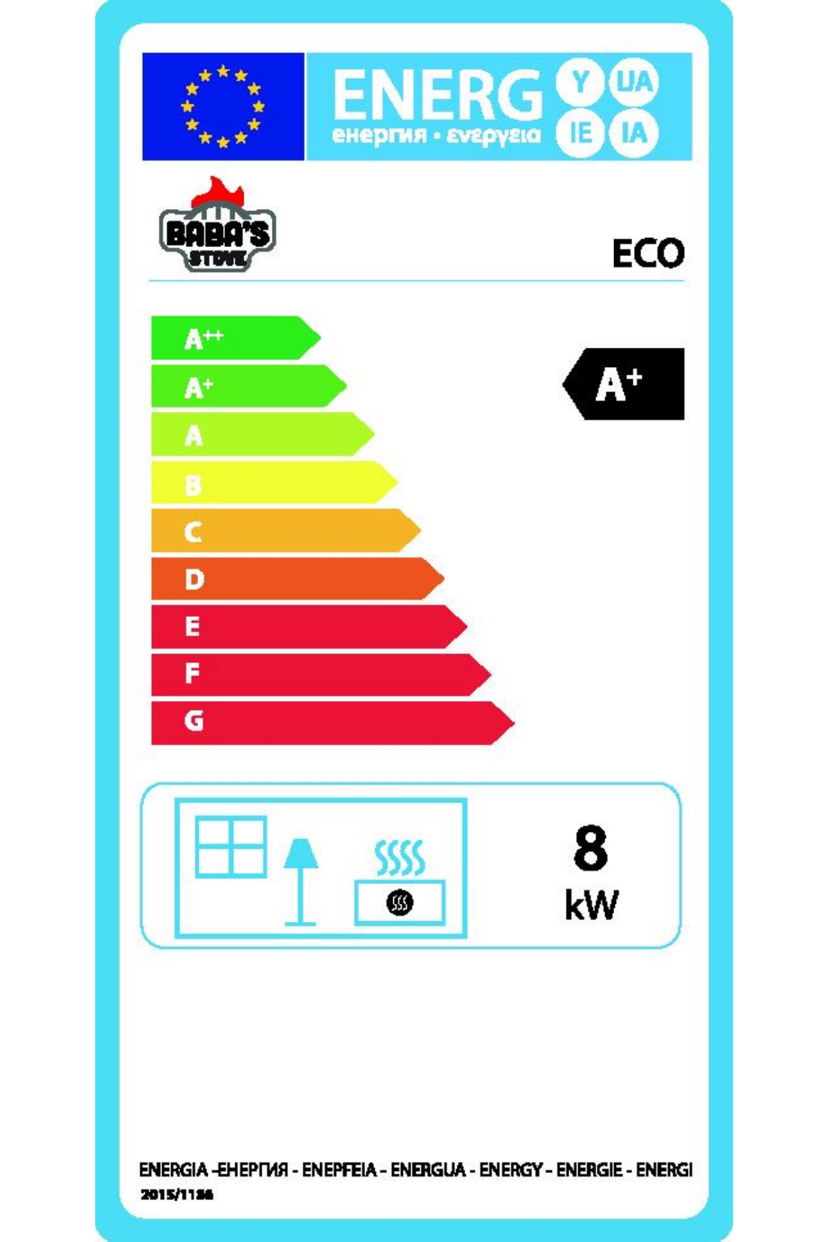 Baba's Stove Eco Fan 8KW Plus Pelet ve Odun Sobası