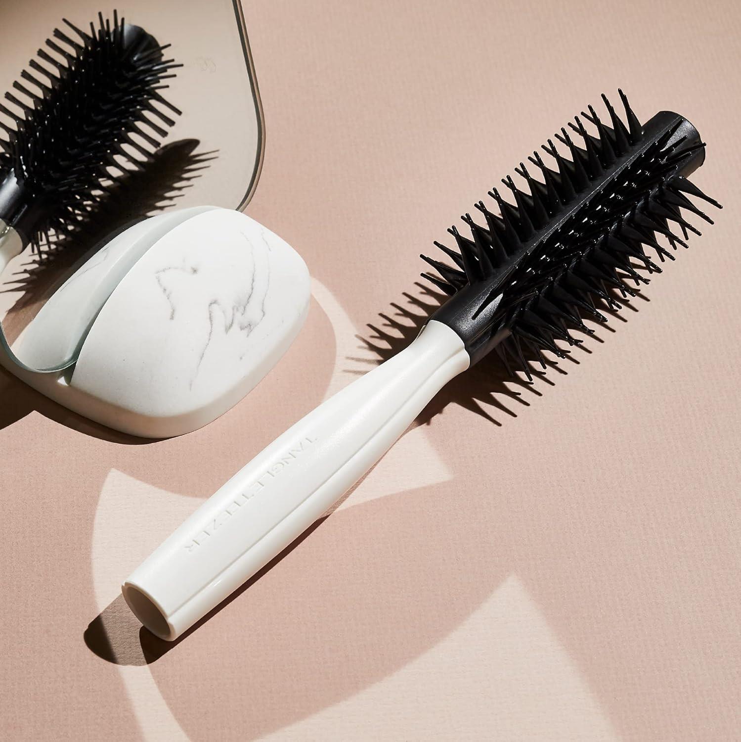 Tangle Teezer Round Tool Small Black White Saç ve Fön Fırçası