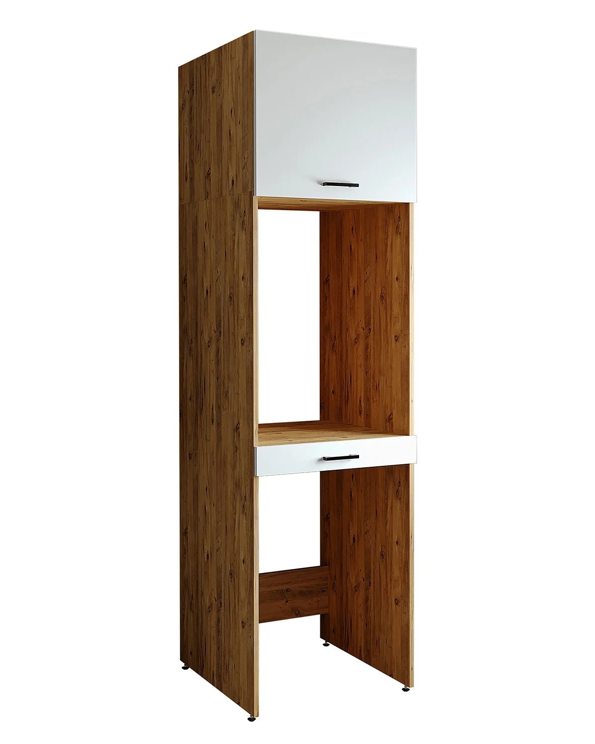 Roomart Çamaşır Ve Kurutma Makinesi Dolabı+üst Dolabı 67x240 Cm Atlantik Çam - Beyaz