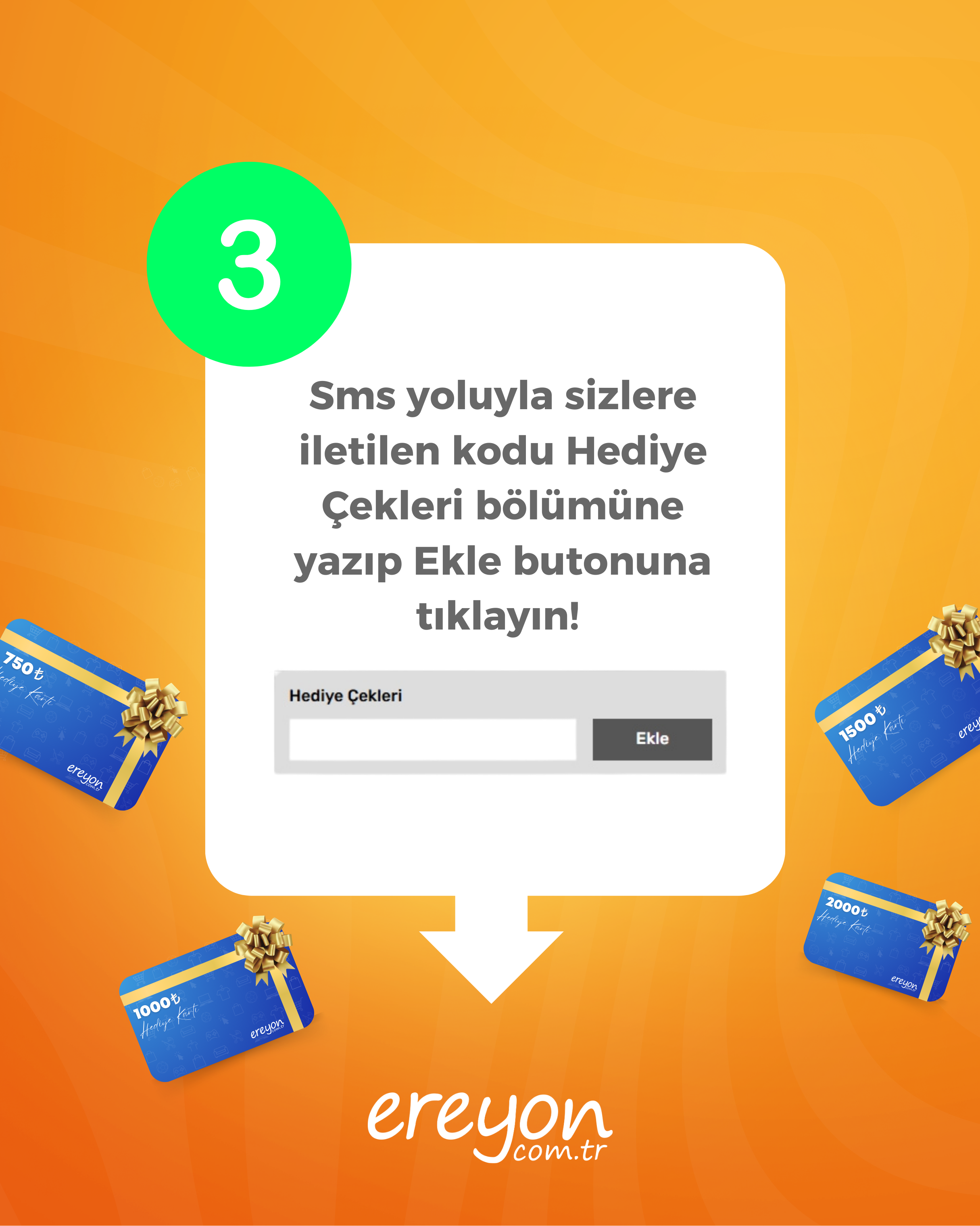Ereyon 500 TL Hediye Kartı