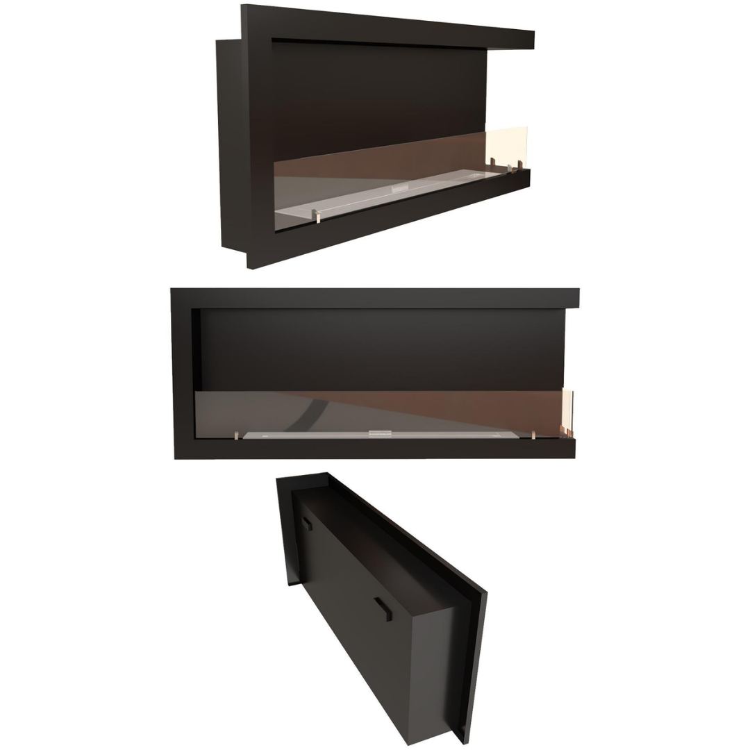 Korflame Sağ Açık 160 Cm Bioetanol Bacasız Şömine