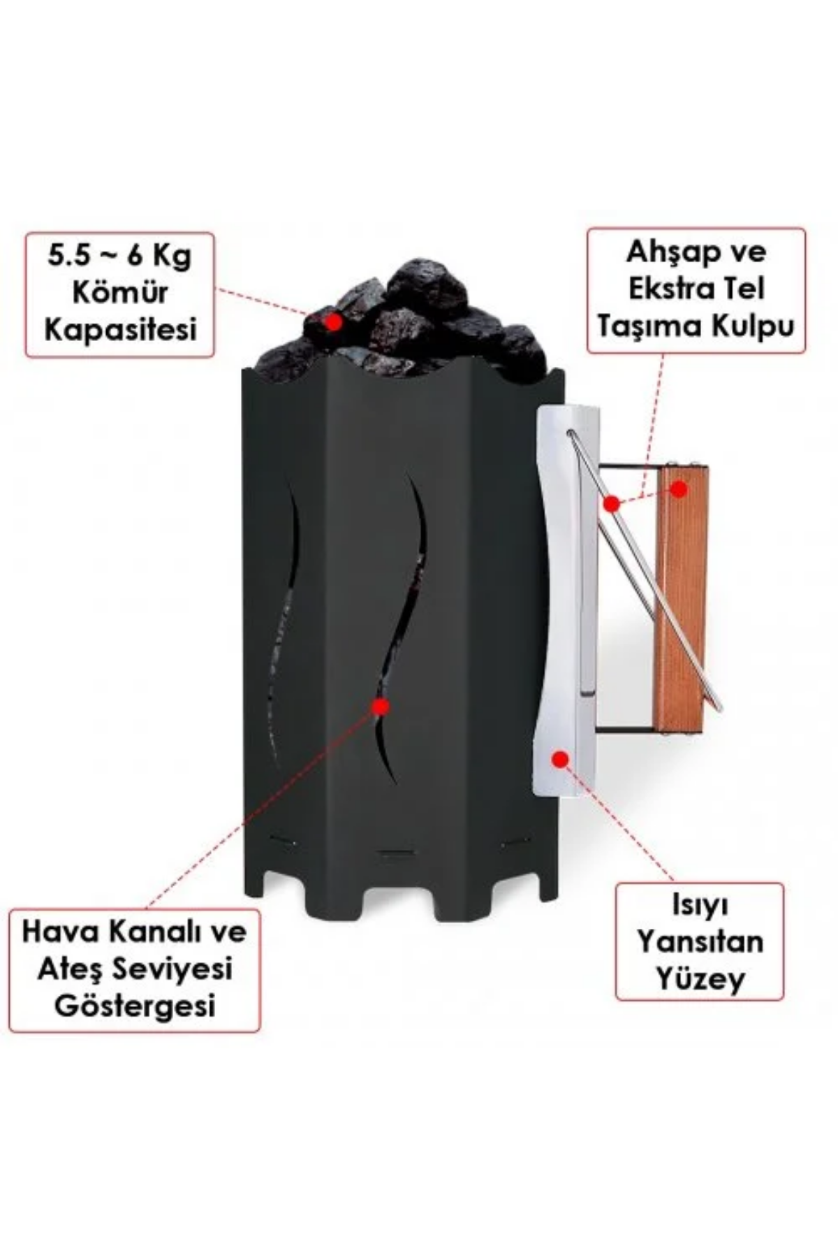 Grillmate Büyük Boy Tutuşturma Bacası