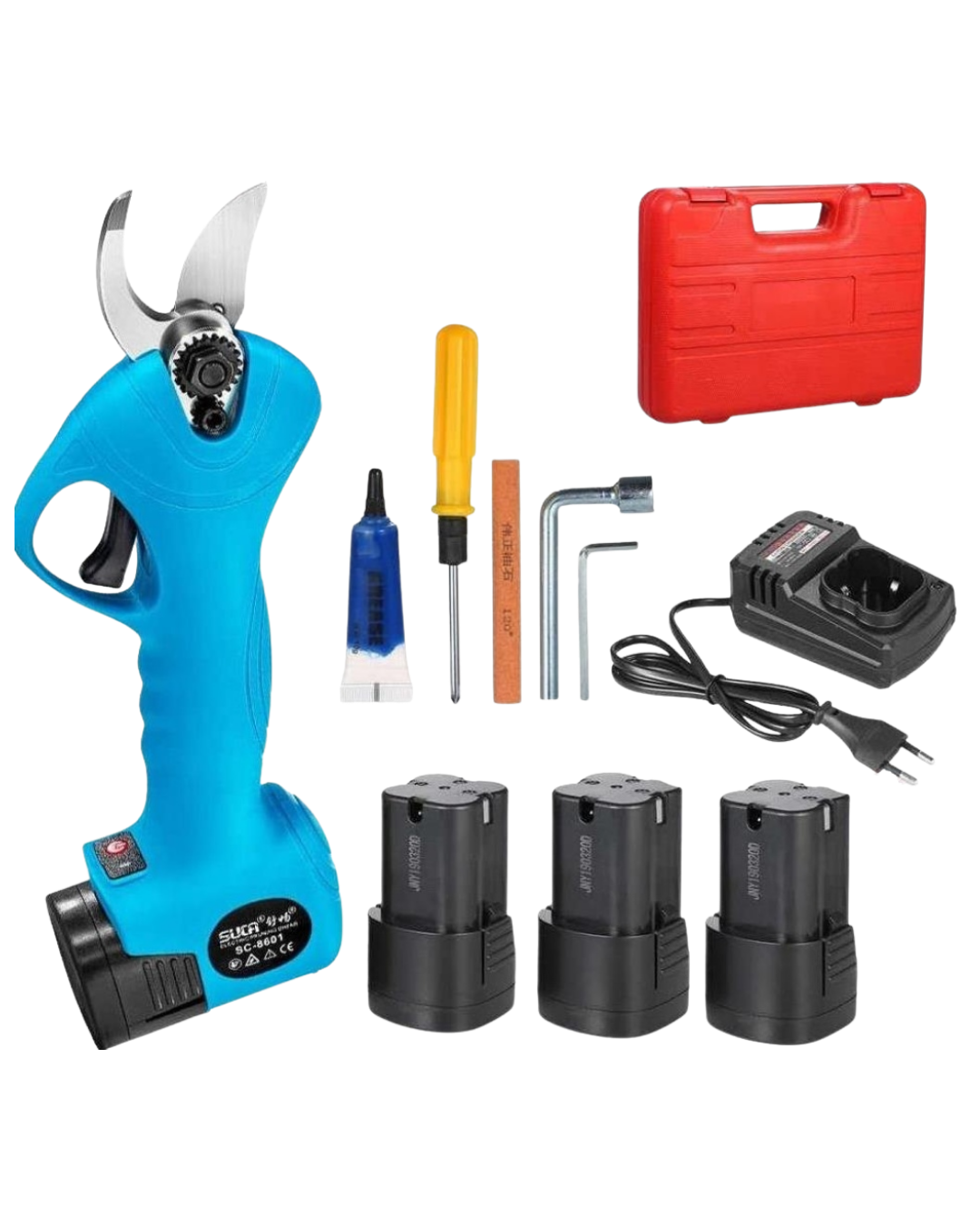 Suca SC 8601 Akülü Budama Makası 3 Bataryalı