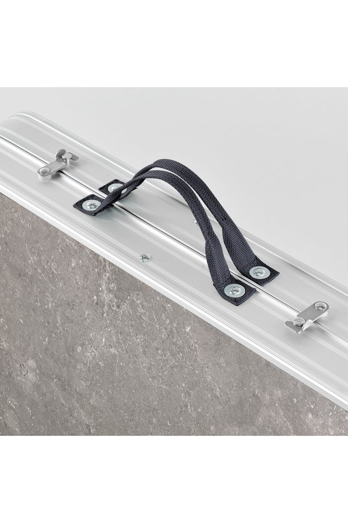 Haegs Portatif Kamp Masası, 2 Yükseklik Ayarlı, Katlanır Piknik Masası, Kolay Taşınabilir Alüminyum Masa 90x50 - Naturel Meşe