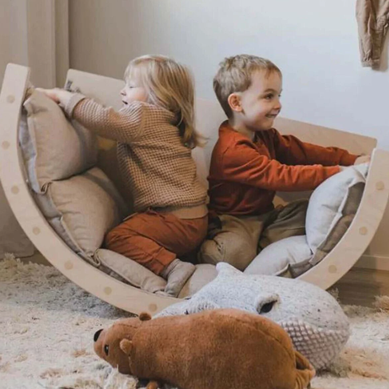 Alfa Country Sincap Montessori Pikler Aktivite Ve Oyun Masası, Kaydıraklı Tırmanma Seti Ve Sandalye