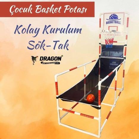 Dragon 405B Kolay Kurulum Çocuk Basket Potası Basketbol Oyunu