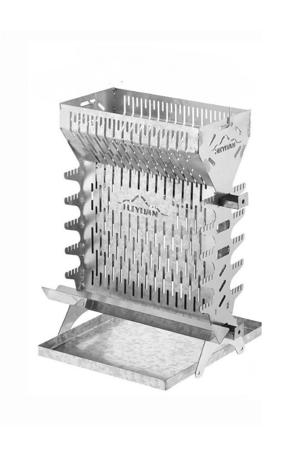 Heyran Orta Boy 10 Şiş Kapasiteli Yeni Nesil Dik Mangal, Izgara