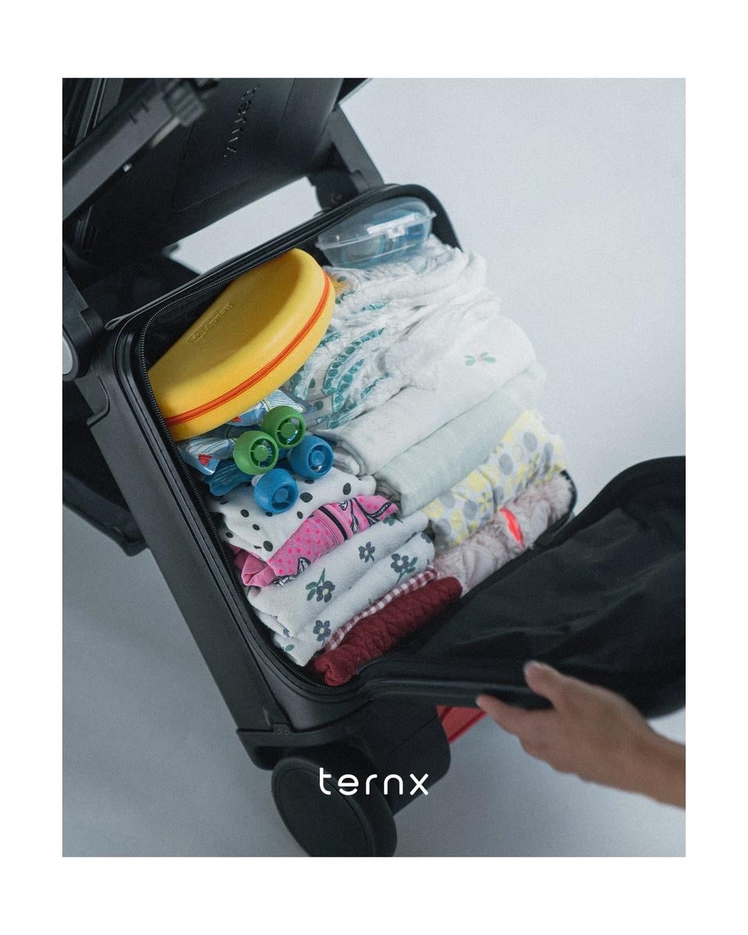Ternx Carry On Valiz ve Kabin Boy Bebek Arabası Siyah