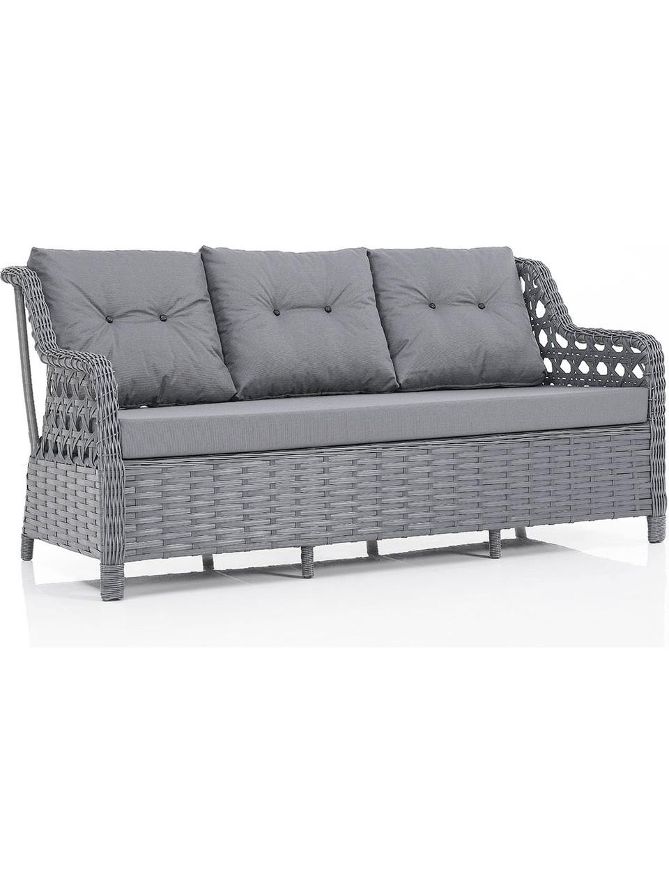 Reyo Petek 2+1+1 Masalı Rattan Bahçe Mobilyası, Balkon Takımı, Rattan Koltuk Takımı