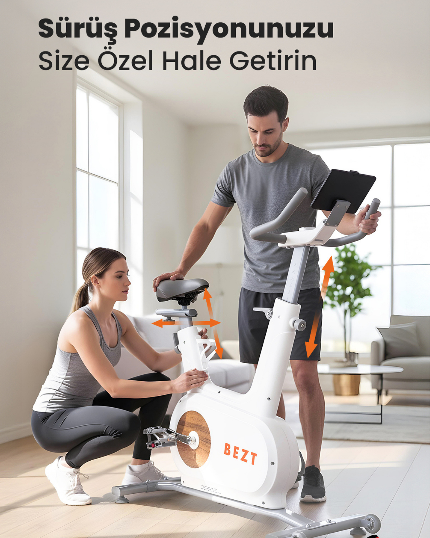 Bezt Smart Pro Dijital Manyetik Akıllı Egzersiz Bisikleti