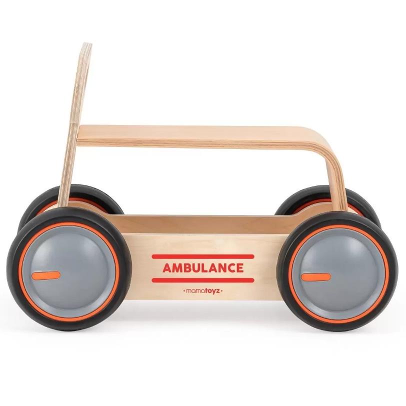 Mamatoyz 03DWA Driveme Wood Ambulans Yürüteç – Bin Sür – Oyuncak Deposu