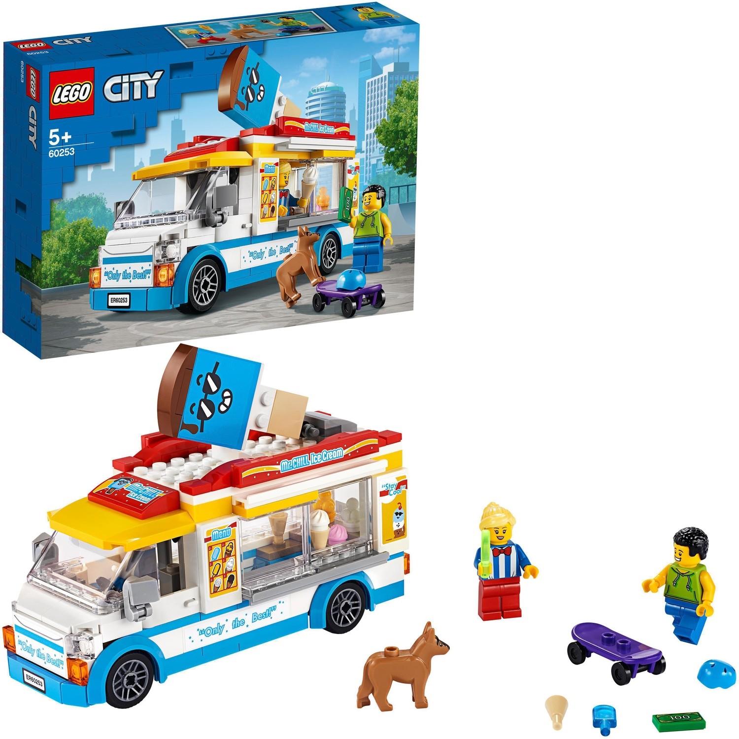 Lego City Dondurma Arabası 60253 Çocuklar için Yaratıcı Oyuncak Yapım Seti (200 Parça)
