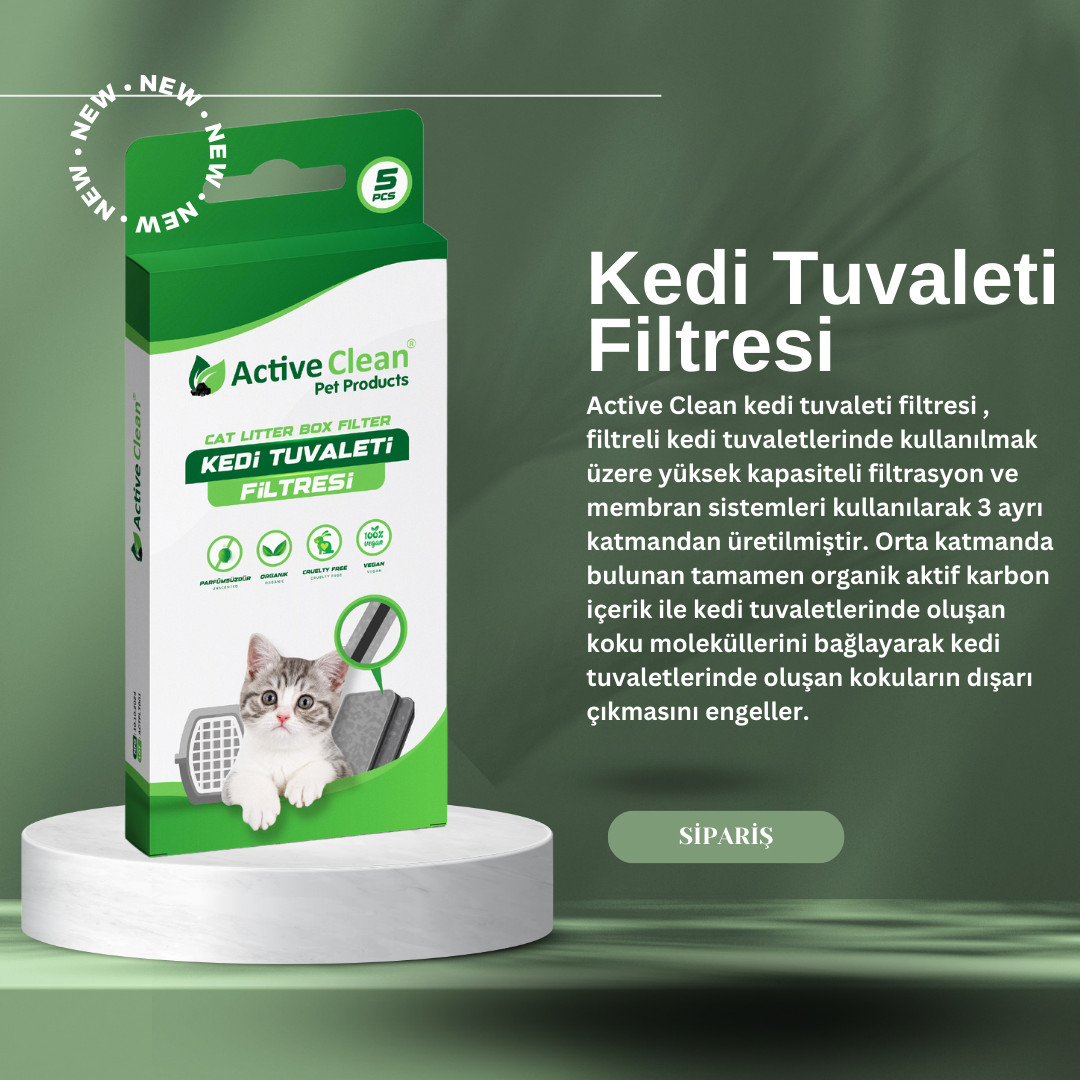 Active Clean Kedi Tuvaleti Filtresi