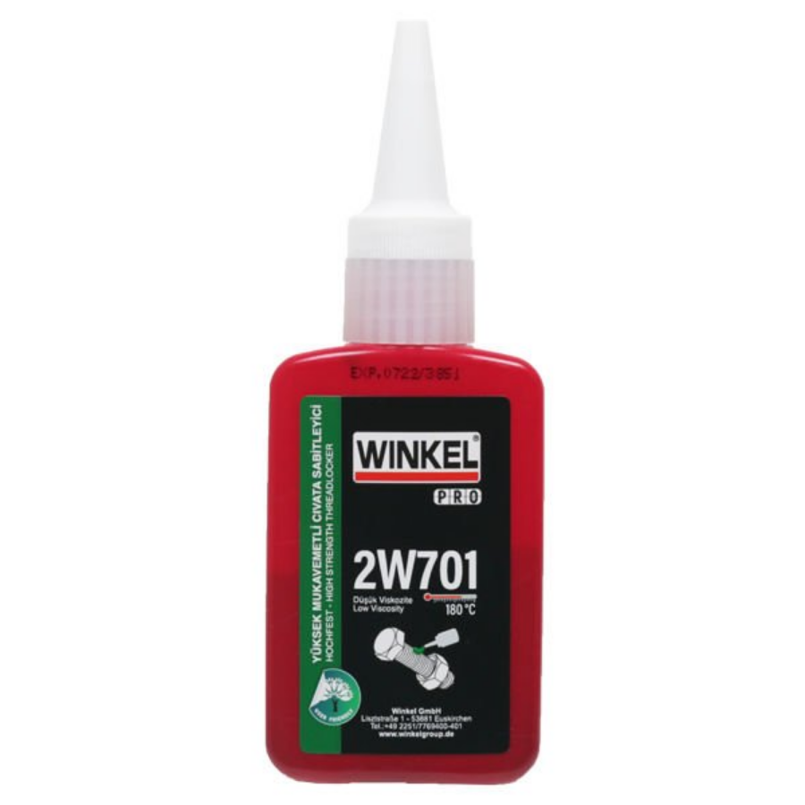 Winkel 2W701 Yüksek Mukavemetli Cıvata Sabitleyici 250 ML