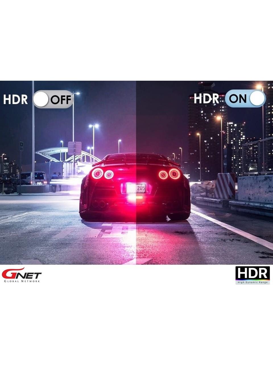 GNet Gonx FULLBOX 2ch HDR FullHD Wi-Fi 2 Kameralı Araç Kamerası