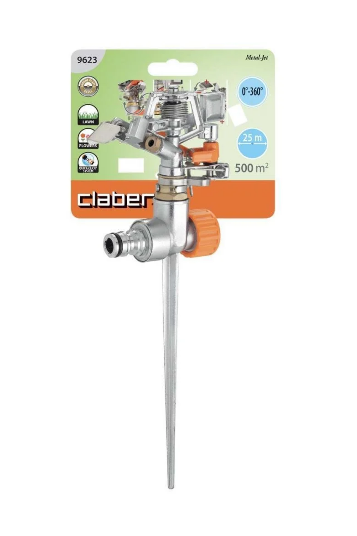 Claber 9623 Metal Impact Metal Fıskiye