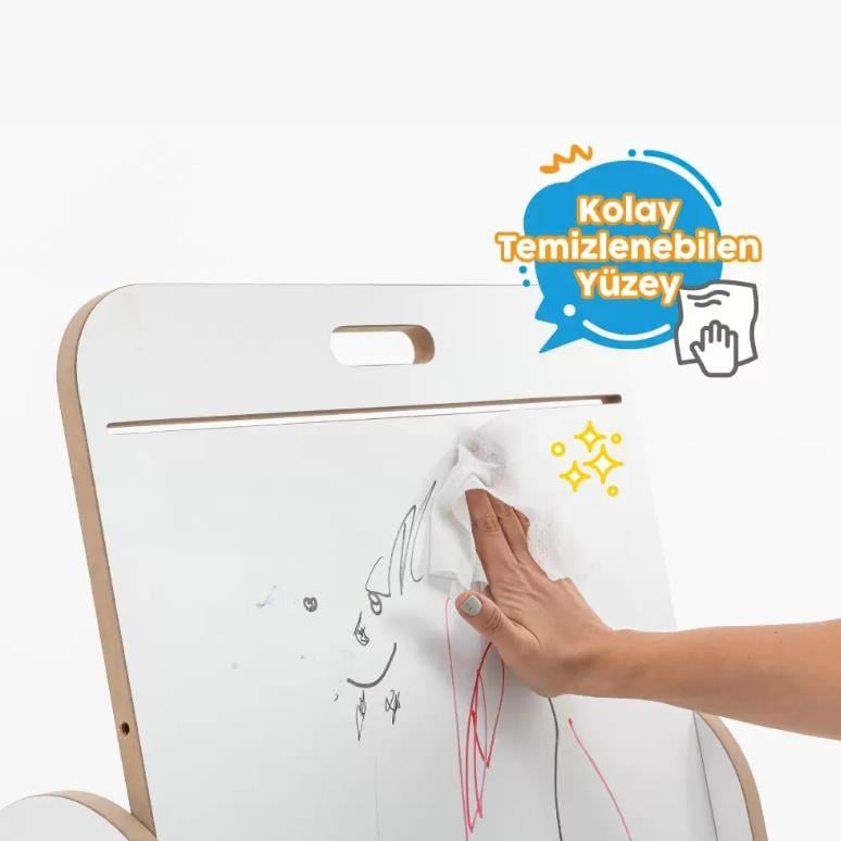 Mamatoyz Massam Beyaz Mdf Aktivite Masası