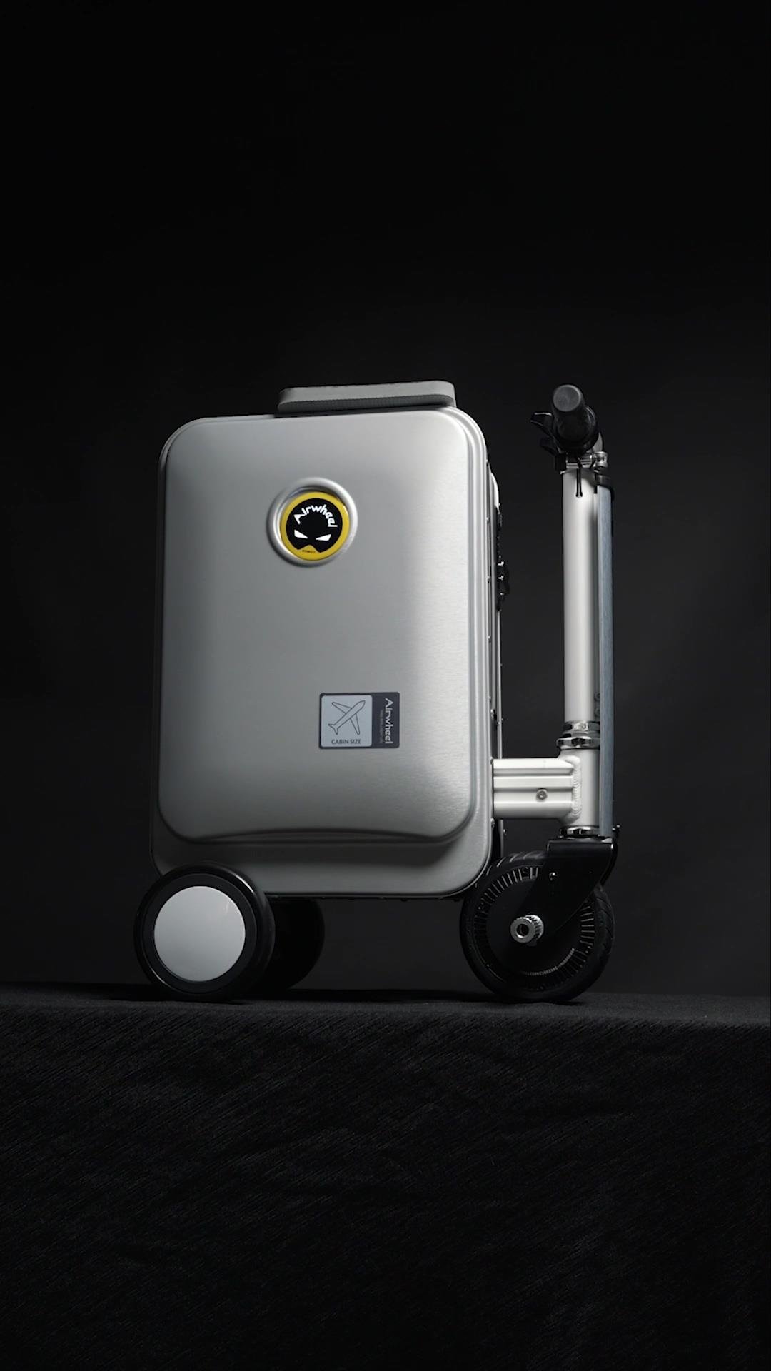 AirWheel SE3S Elektrikli Binilebilir Scooter Valiz Gri