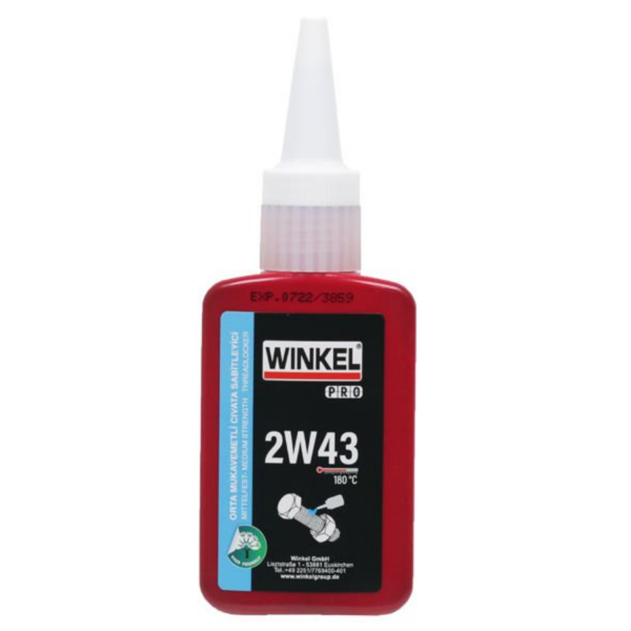 Winkel 2W43 Orta Mukavemetli Cıvata Sabitleyici 50 ML