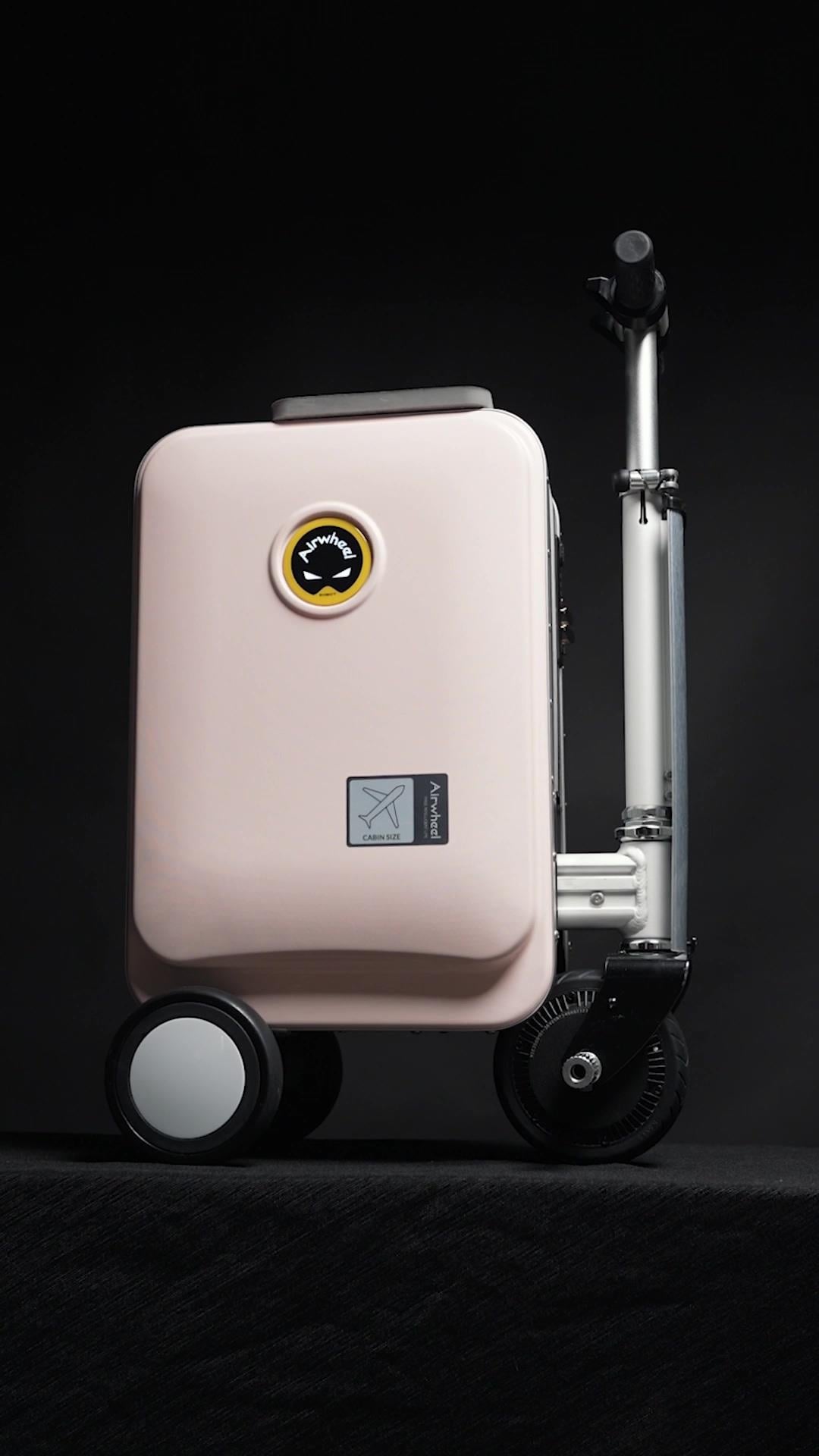 AirWheel SE3S Elektrikli Binilebilir Scooter Valiz Pembe