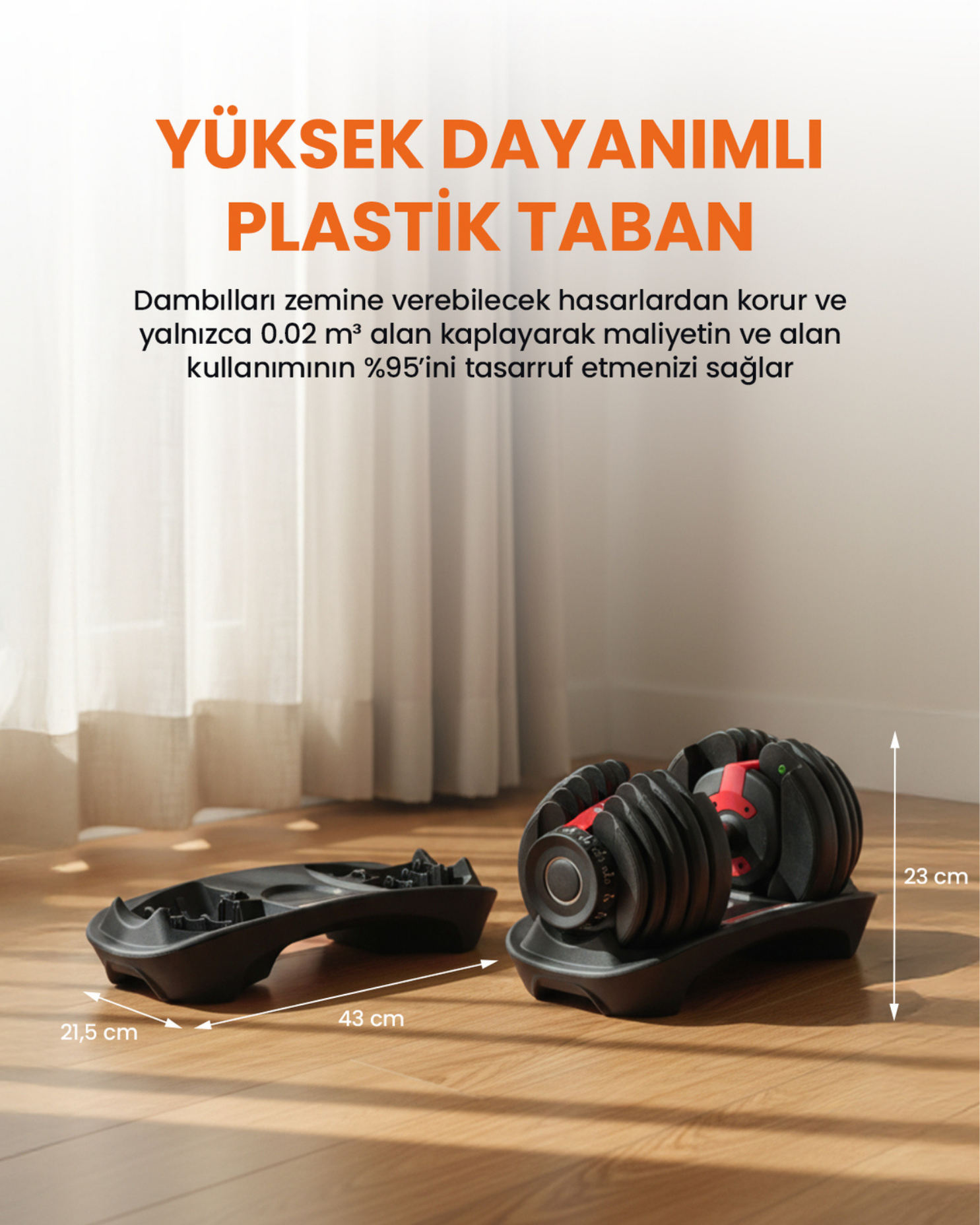 Bezt Pro Sports Ayarlanabilir Dambıl Seti 2,25–24 kg Kırmızı