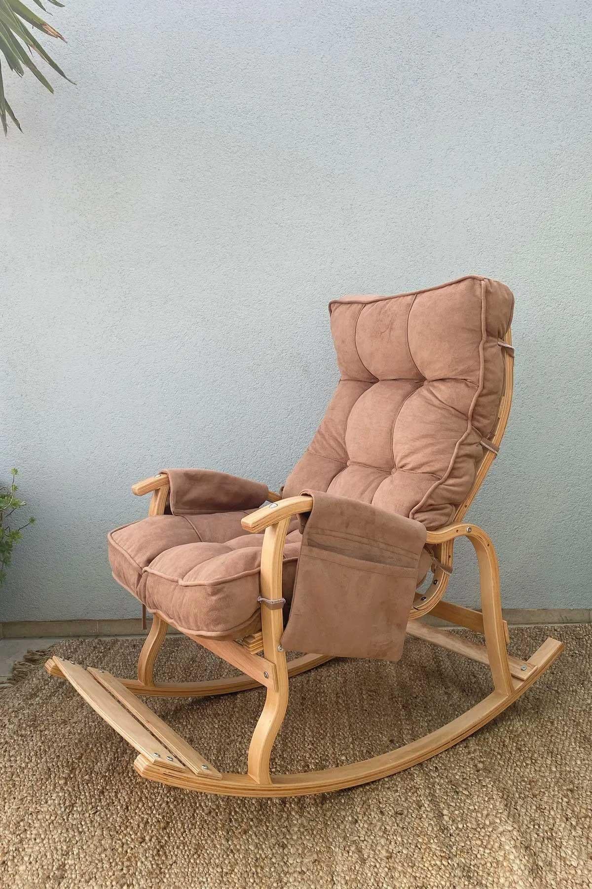 Reyo Santorini Kapitoneli Tv Koltuğu Baba Koltuğu Sallanan Sandalye Emzirme Koltuğu Dinlenme Koltuğu Kahve