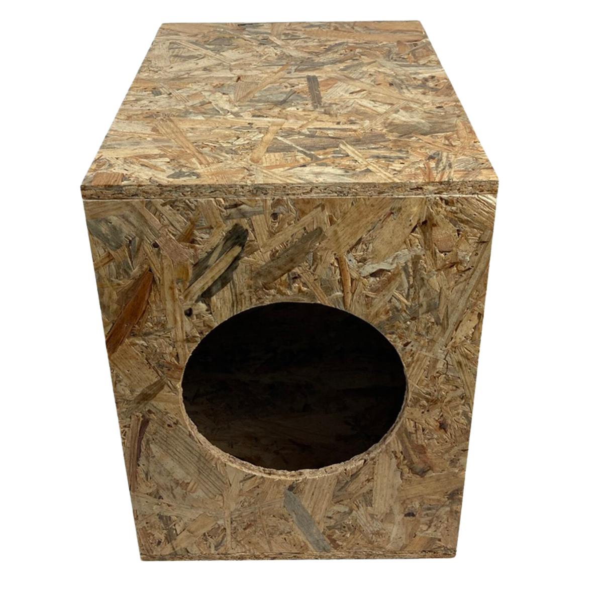 Reyo Kedi Evi Dış Ortam Uygun Ahşap Kedi Evi OSB 43x41x29 cm